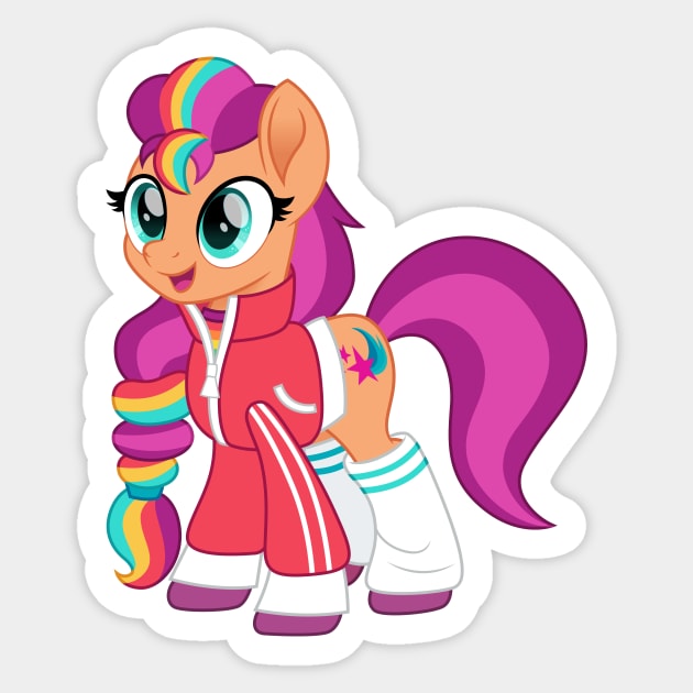 Sunny Starscout in EQG outfit Sticker by CloudyGlow